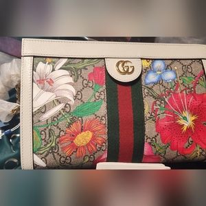 Gucci floral ophidia purse new